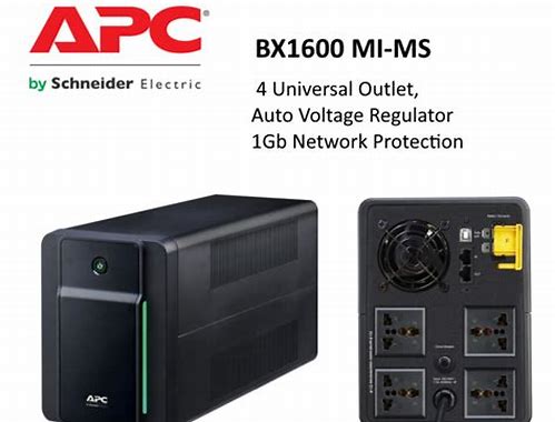 APC BACK-UPS 1600VA, 230V, AVR, UNIVERSAL SOCKETS