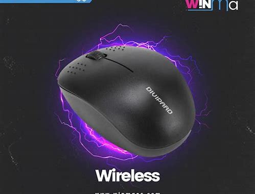 MOUSE OPTICO DIVIPARD X2 2,4GHZ WIRELESS USB