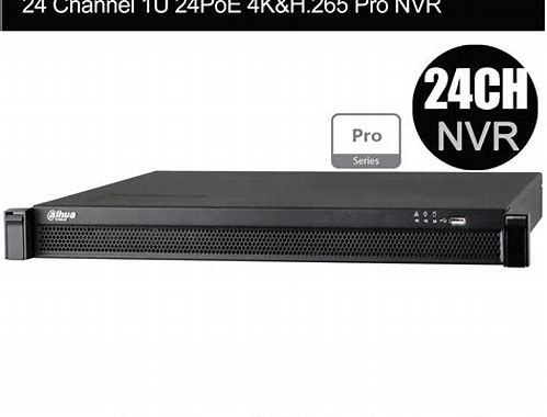 NVR DE 24 CANALES, 4K, 2 HDD, 24 PUERTOS POE