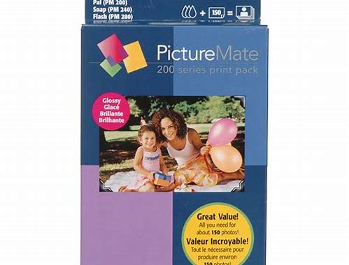PRINT PACK PICTUREMATE PAL PM-200 - P/150 4" X6"