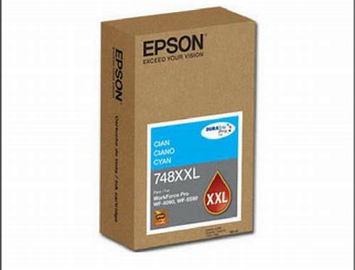 CARTUCHO DE TINTA EPSON® COLOR CIAN DE EXTRA ALTA CAPACIDAD PARA WF-6590