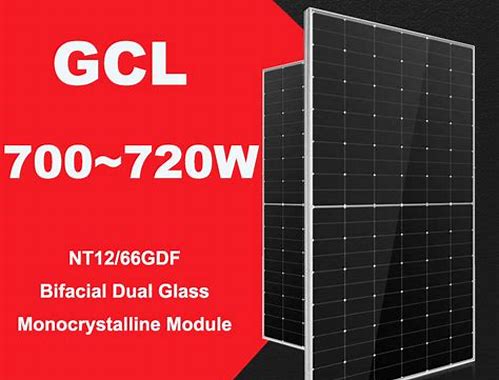 PANEL SOLAR FV BIFACIAL GCL 715W N-TYPE