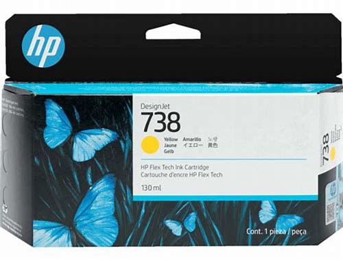 CARTUCHO HP 738 130ML YELLOW P/PLOTTER T850/T950