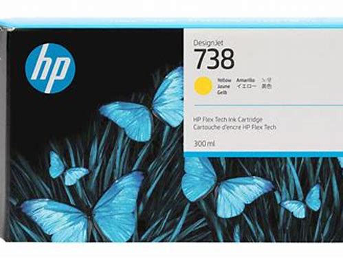CARTUCHO HP 738 300ML YELLOW P/PLOTTER T850/T950