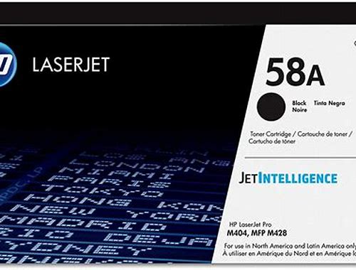 TONER HP NEGRO 58A P/HP LASERJET PRO M404 SERIES, HP LASERJET PRO MFP M428 SERIES
