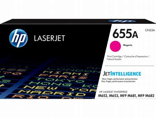 TONER HP MAGENTA CF453A P/LASERJET COLOR ENTERPRISE M652A, M653A, MFP M681, MFP M682