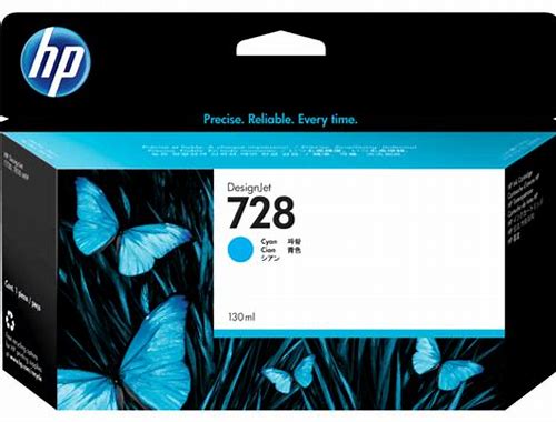 CARTUCHO HP 728 DE TINTA CYAN P/DESIGNJET HP T730/T830 DE 130 ML