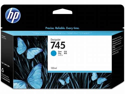 CARTUCHO HP 745 CYAN 130 ML P/DESIGNJET HP Z2600/Z5600