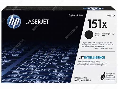 TONER HP BLACK 151X P/LASRJET PRO 4003DW Y PRO MFP 4103FDW