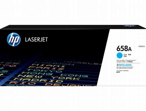 TONER HP 658A CYAN LASERJET P/COLOR LASERJET ENTERPRISE M751 SERIES