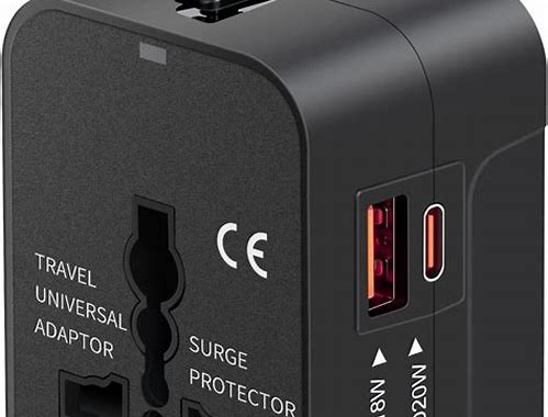 ADAPTADOR DE VIAJE Y CARGADOR DE PARED CON SUMINISTRO DE ENERGÍA
