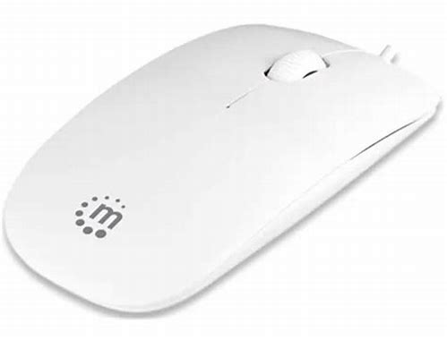 MH SLIM OPTICAL MOUSE, WHITE