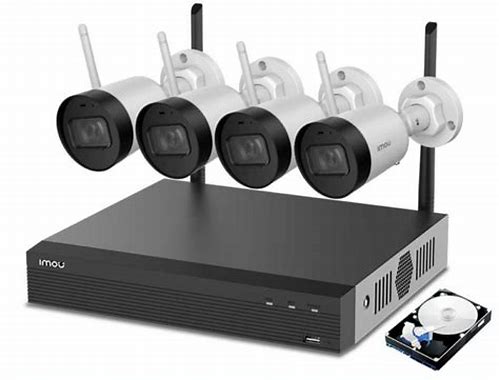 KIT DAHUA IMOU NVR WIFI + 4 CAMARAS WIFI DE 2MP