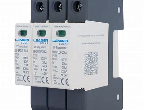 PROTECCIÓN DE SOBRETENSIÓN SPD 3P-40KA 1500V DC