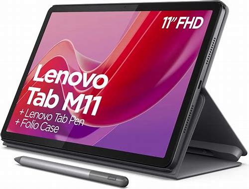 TABLET LENOVO M11 (INCLUYE LÁPIZ + ESTUCHE TIPO FOLIO) 4GB RAM, 128GB , LTE, PANTALLA 11" WUXG